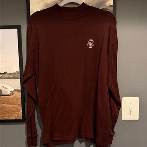 Vintage USGA Burgundy Long-Sleeve